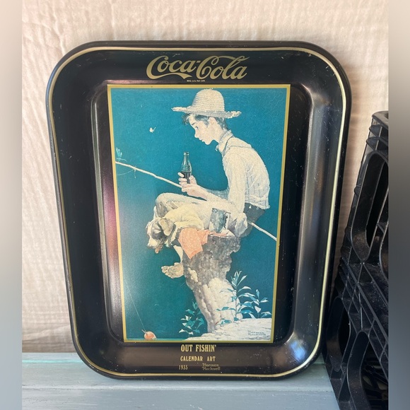 Coca-Cola tray fishing